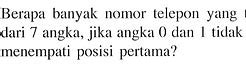 Nomor Berapa Yang Suka Mengadu