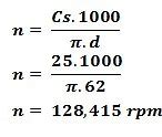 Rumus Putaran Mesin Bubut Adalah